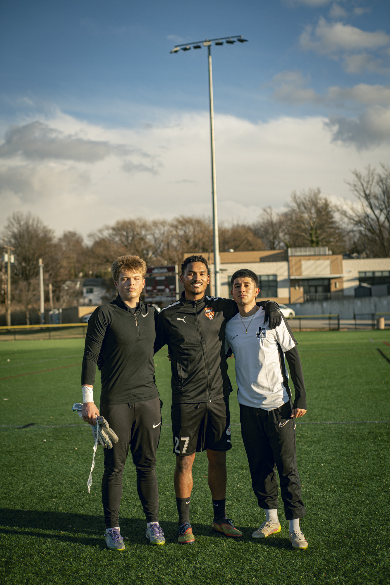 Player during elite private soccer training session